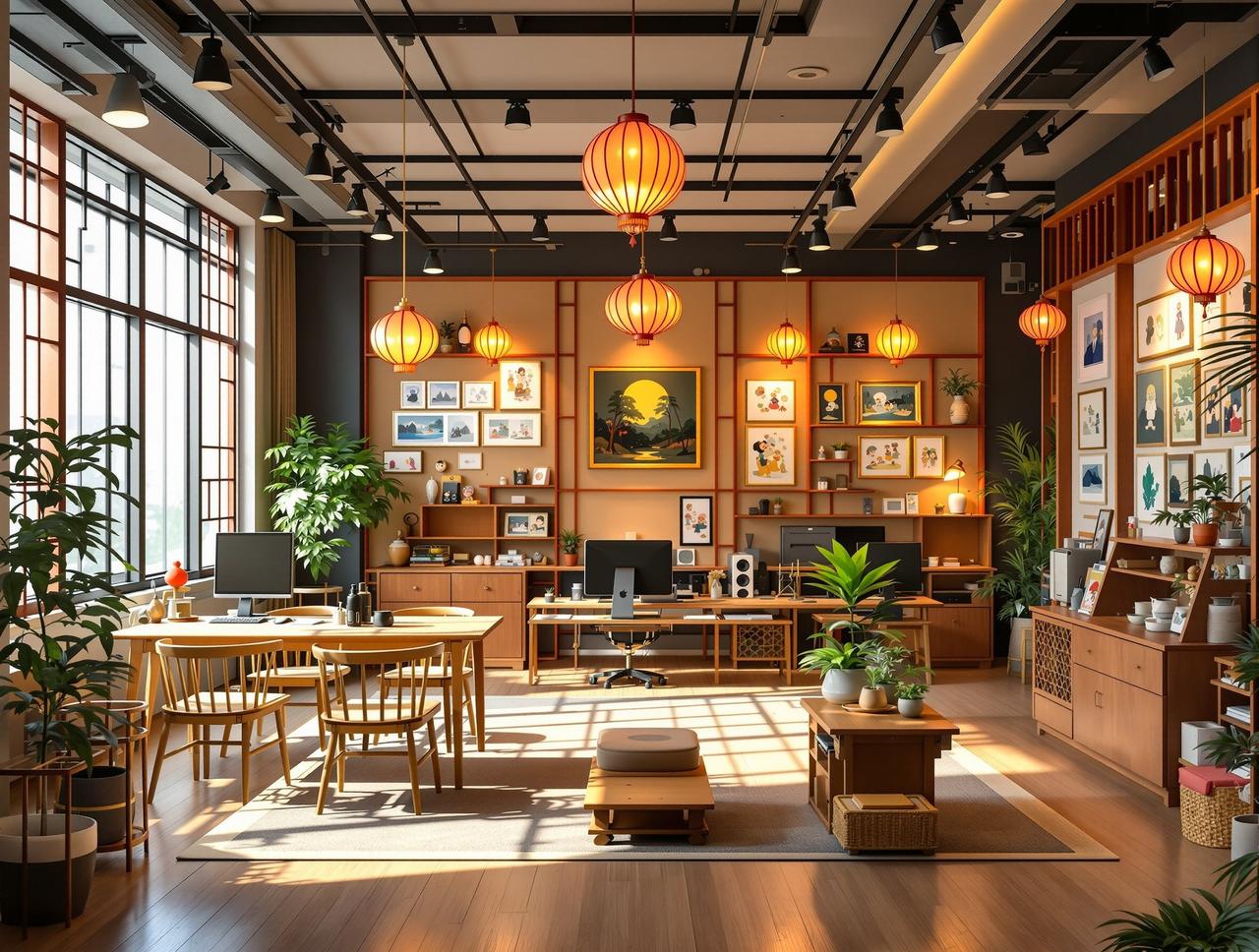 漫剧短剧网品牌故事 - 动画工作室温馨场景